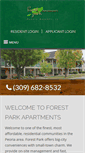 Mobile Screenshot of forestparkapts.net