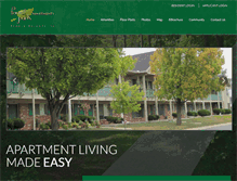 Tablet Screenshot of forestparkapts.net